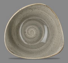 Stonecast driehoekige bowl 15cm