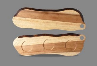 houten serveer plank