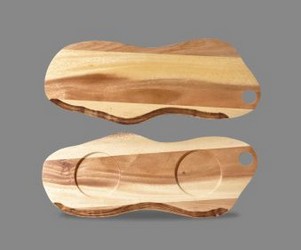 houten serveer plank