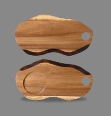 houten serveer plank