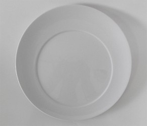 Asymétrique plat dessertbord 23cm - WIT